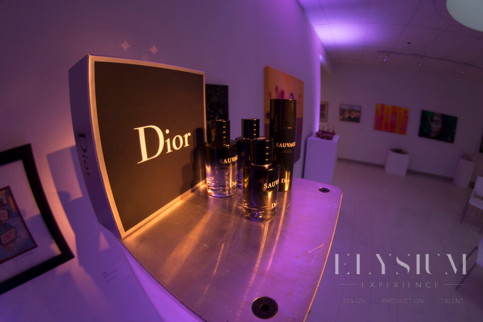 Elysium Experience Pinspots - Christian Dior Sauvage Fragrance Launch