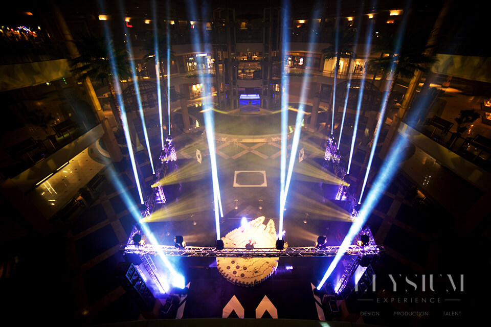 Elysium Experience Truss Lighting - Southfield Arboretum