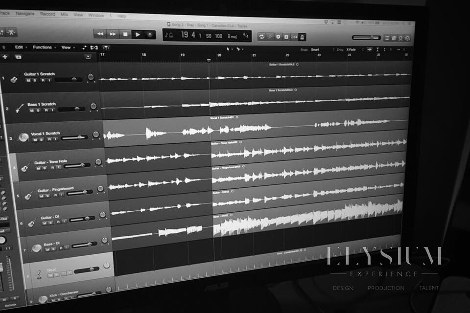 Elysium Experience Audio Recording - Editing Custom Audio Mix