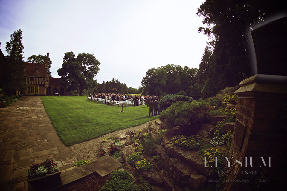Elysium Experience Wireless Sound - Outdoor Wedding at Meadow Brook Hall in Rochester, Michigan