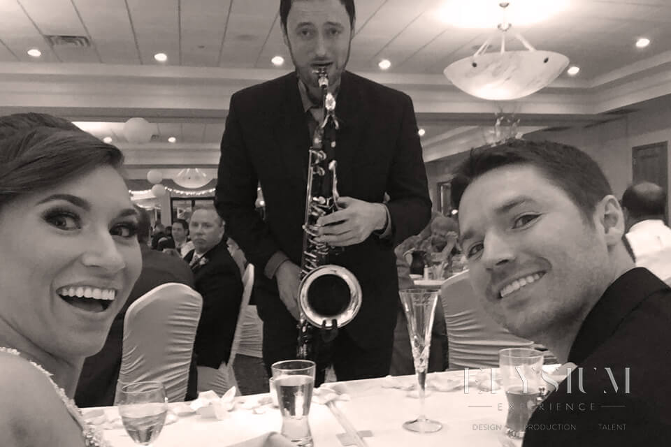 Elysium Experience Soloist - Strolling Saxophone Performance + Guest Engagement